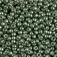 Miyuki seed beads 8/0 - Duracoat galvanized sea green 8-4215